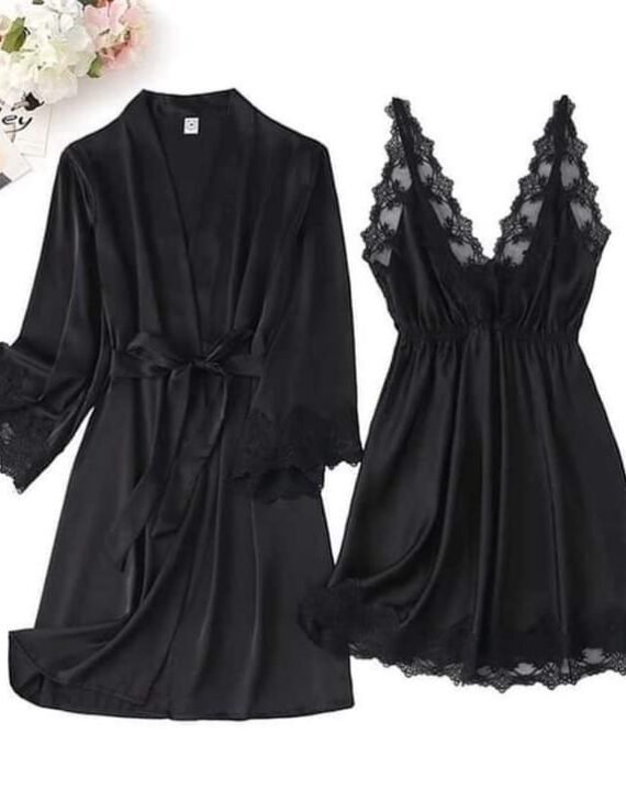 2 PC Sexy Cross Net Nighty
