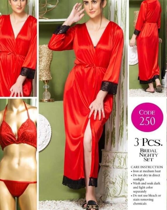 3 PC Hot Nighty Dresss - Image 2