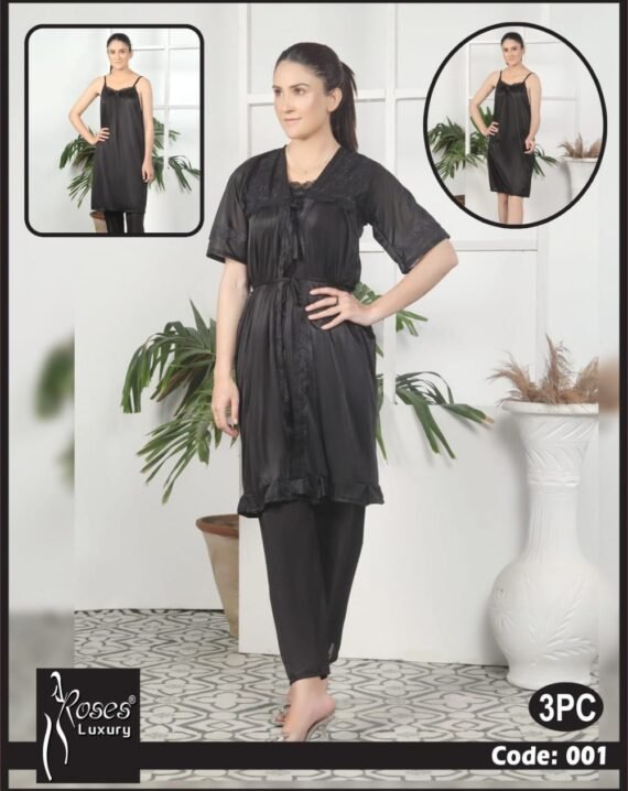 3 PC Nighty For Girls - Image 5