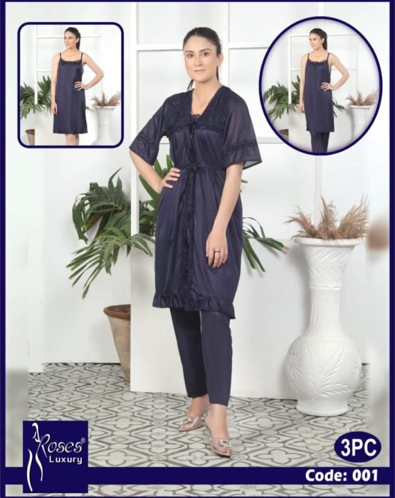 3 PC Nighty For Girls - Image 4