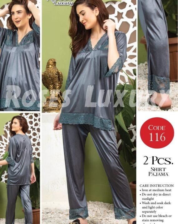 2 Piece Nighty Dress for Girls - Image 2