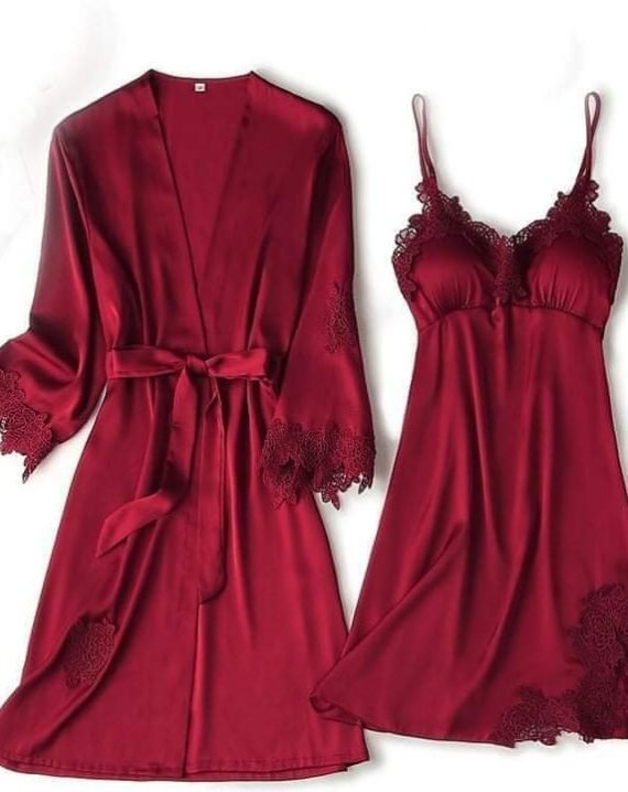 2 PC Cross Net Sexy Nighty Dresss